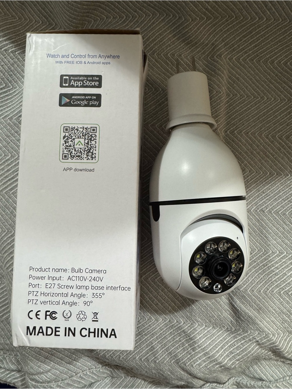 WiFi Smart Bulb Camera - Universal - Picture 3 of 6
